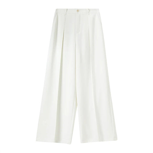 Pleated Wide-Leg Pants