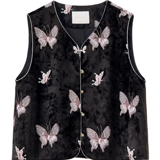 Butterfly V-Neck Vest