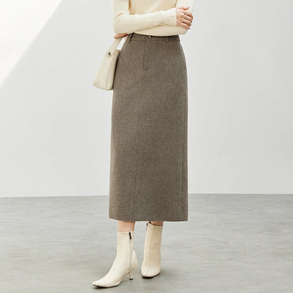 Straight Midi Skirt