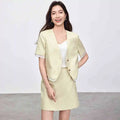 yellow skirt sets