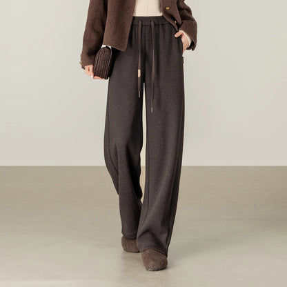 Drawstring Wide-Leg Pants